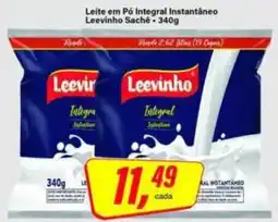 Rede Supermarket Leite em Pó Integral Instantâneo Leevinho Sache oferta