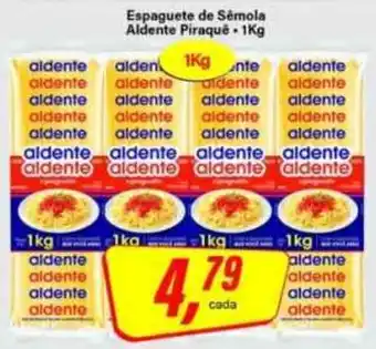Rede Supermarket Espaguete de Sêmola Aldente Piraquê oferta