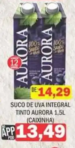 Supermercados Mendonça Suco de uva integral tinto aurora oferta