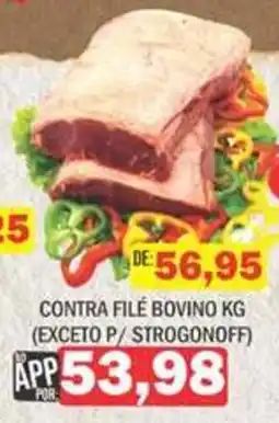 Supermercados Mendonça Contra File Bovino Kg oferta