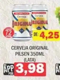 Supermercados Mendonça Cerveja original pilsen oferta