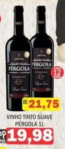 Supermercados Mendonça vinho tinto suave pergola oferta