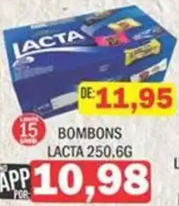 Supermercados Mendonça Bombons lacta oferta