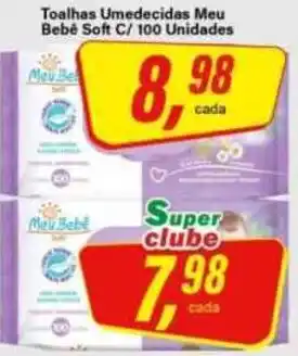 Rede Supermarket Toalhas Umedecidas Meu Bebê Soft oferta