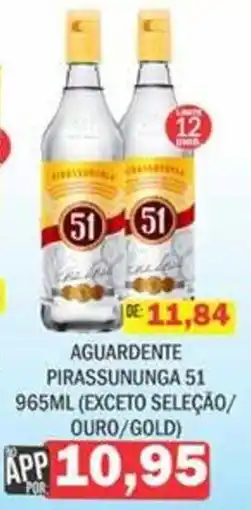 Supermercados Mendonça Aguardente pirassununga 51 oferta