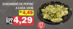 Supermercados Mendonça Sunomono de pepino oferta