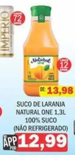 Supermercados Mendonça Suco de laranja natural one oferta