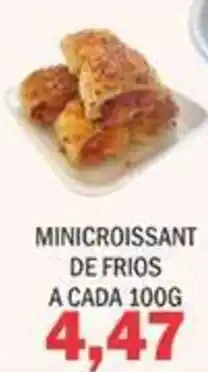 Supermercados Mendonça Minicroissant de frios oferta