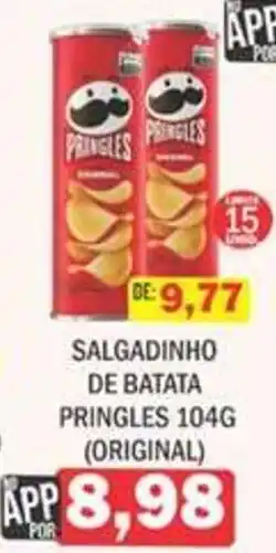 Supermercados Mendonça Salgadinho de batata pringles (original) oferta