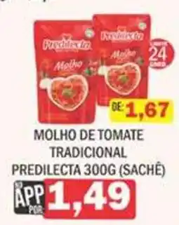 Supermercados Mendonça molho de tomate tradicional predilecta oferta
