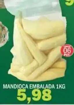 Supermercados Mendonça Mandioca embalada oferta