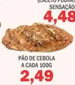Supermercados Mendonça Pão de cebola oferta