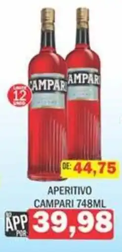 Supermercados Mendonça Aperitivo campari oferta