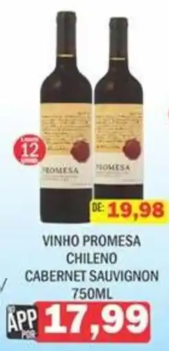 Supermercados Mendonça vinho promesa chileno cabernet sauvignon oferta