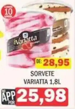 Supermercados Mendonça Sorvete variatta oferta
