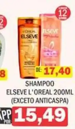 Supermercados Mendonça Shampoo elseve l'oreal oferta