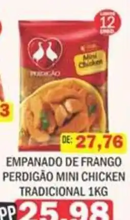 Supermercados Mendonça Empanado de frango perdigão mini chicken tradicional oferta