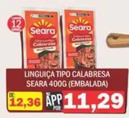 Supermercados Mendonça Linguiça tipo calabresa seara oferta