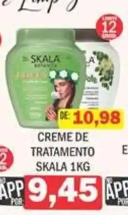 Supermercados Mendonça Creme de tratamento skala oferta