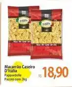 Atacadão D´italia - macarrão caseiro oferta