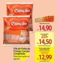 Atacadão Canção - filé de peito de frango congelado oferta