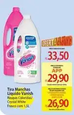 Atacadão Vanish - tira manchas liquido oferta
