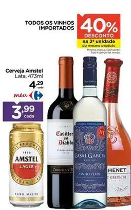Carrefour Amstel - cerveja oferta
