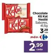 Carrefour Nestlé - chocolate kit kat oferta