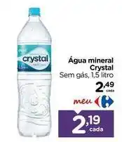 Carrefour Crystal - água mineral oferta