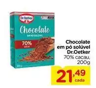 Carrefour Dr. oetker - chocolate em pó solúvel oferta