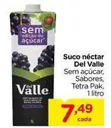 Carrefour Del valle - suco néctar oferta