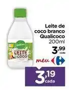 Carrefour Qualicoco - leite de coco branco oferta