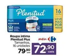 Carrefour Plenitud - roupa íntima plus oferta