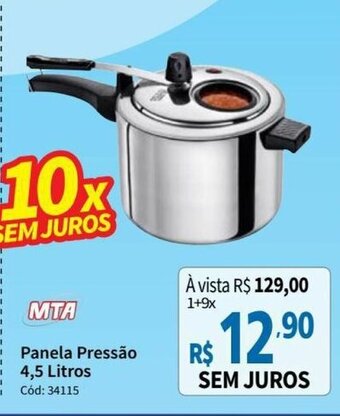 Deltasul Panela Pressao 4.5L oferta