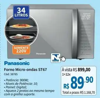 Deltasul Panasonic Forno Microondas ST67 oferta