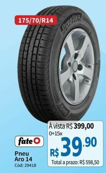 Deltasul Pneu Aro 14 oferta