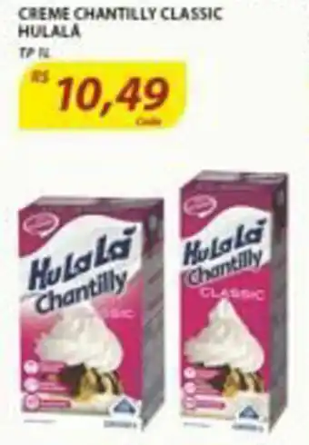 Assaí Atacadista Creme Chantily Classic Hulala 1L oferta