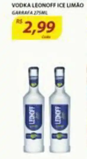 Assaí Atacadista Vodka Lenoff Ice Limao 275ml oferta