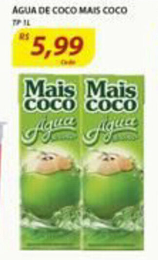 Assaí Atacadista Agua de Coco Mais Coco Tp 1L oferta