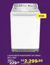 DB Supermercados Panasonic - lavad roup na fbwa bco oferta