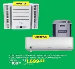 DB Supermercados Split - cond ar zen inverter top 12000btus oferta