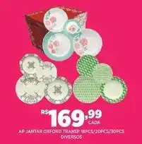 DB Supermercados Oxford - ap jantar 18pcs/20pcs/30pcs diversos oferta