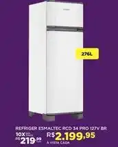 DB Supermercados Esmaltec - refriger rcd 34 pro 127v br oferta