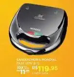 DB Supermercados Mondial - sanduicheira oferta