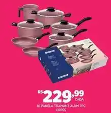 DB Supermercados Jg panela tramont alum 7pc cores oferta