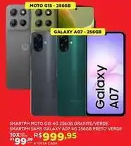 DB Supermercados Galaxy - smartph moto g15 4g 256gb grafite/verde oferta