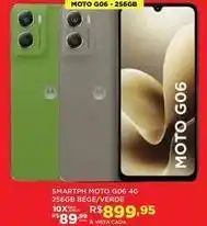 DB Supermercados Motorola - smartph moto go6 4g 256gb bege/verde oferta