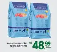 DB Supermercados Confiança - ração confiançaes adulto 6kg pte peq oferta