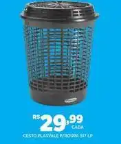 DB Supermercados Plasvale - cesto p/roupa oferta