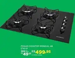 DB Supermercados Mondial - fogao cooktop 4b ctg 01 oferta